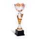 Coppa con spirale e tazza traforata bronzo h37