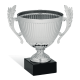 Trofeo Insalatiera Argento in Rilievo con Manici Altezza 10 cm