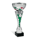 Coppa tricolore con tazza smaltata altezza 32,5 cm