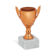 Coppa Partecipazione Bronzo Altezza 14 cm