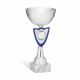 Coppa scudo con bordo blu Altezza 20,50 cm