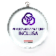 Medaglia in vetro diam. 60 mm